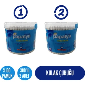 Kulak Temizleme Çubuğu 300'lü 2 Adet