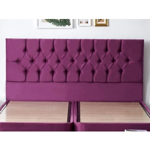 Niron Purple Çift Kişilik Yatak Başlığı - 180 cm Mor Kumaş Başlık - Baza ve Karyola Başlığı