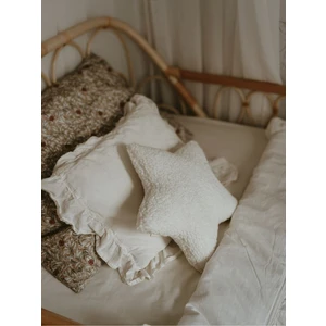 Teddy Yıldız Yastık Naturel Beyaz