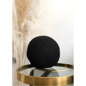 Teddy Top Dekoratif Yastık Siyah Büyük