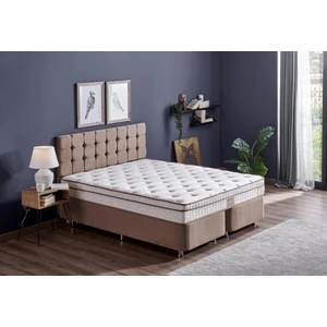 Niron Helen 120x200 cm Tek Kişilik Yatak Baza Başlık Seti Aloe Vera Yatak, Kumaş Baza, Başlık Takımı
