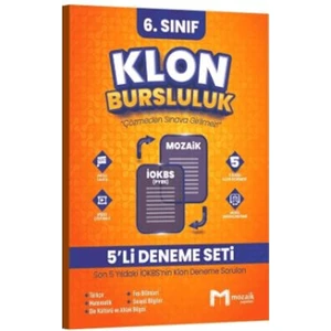 Mozaik Yayınları   6. Sınıf Klon 5’li Deneme Seti