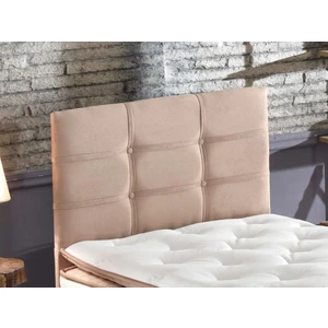 Niron Yatak Polo Tek Kişilik Yatak Başlığı - 80 cm Sütlü Kahve Kumaş Başlık