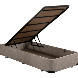 Niron Yatak Niron Baza - 80X180 cm Tek Kişilik Sandıklı Klasik Kumaş Baza