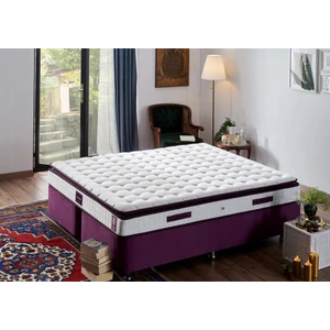 Niron Purple 150x200 Çift Kişilik Pedli Yatak Full Ortopedik Yaylı Yatak