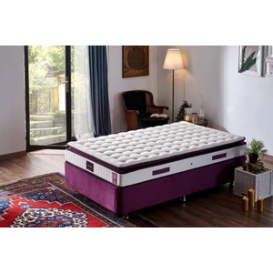 Niron Purple 120x200 Tek Kişilik Pedli Yatak Full Ortopedik Yaylı Yatak