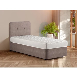 Luna Yatak Baza Başlık Seti  100X200 cm Tek Kişilik Set Sağlamlaştırılmış Sandıklı Baza