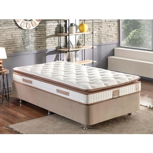 Niron Queen 120x200 cm Bir Buçuk Kişilik Pedli Lüks Yatak Tam Ergonomik Orta Sert Özel Yatak