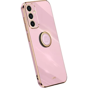 Xınlı Samsung Galaxy A56 5g Kılıf Yüzük Kickstand Galvanik Tpu Telefon Kapağı-Mor (Yurt Dışından)