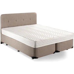 Luna Baza Başlık Yatak Takımı - 150x200 cm Çift Kişilik Ortopedik Yatak Seti Sağlamlaştırılmış Baza