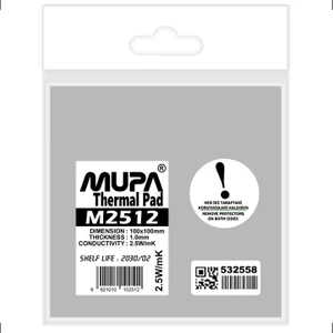 Termal Ped / Thermal Pad 1.0mm 2.5W/mK 100X100mm M2512