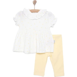 Yenidoğan Mini Heart Tshirt - Tayt Takım Kız Bebek