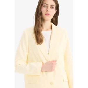 Afra x Defacto Loose Fit Kruvaze Yaka Düğmeli Blazer Ceket	 Z8276AZ25SP