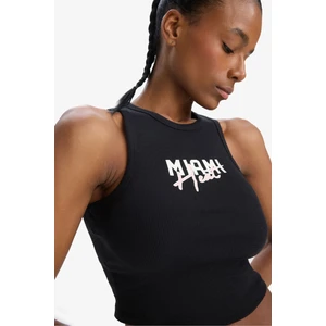 DeFactoFit NBA Miami Heat Crop Top Bisiklet Yaka Fitilli Kaşkorse Sporcu Atlet D8800AX25SP