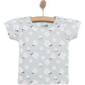 Hellobaby Basic Kız Papatya Baskılı T-Shirt Kız Bebek