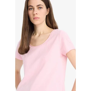 Regular Fit Yuvarlak Yaka Basic Düz Kısa Kollu Tişört K1508AZ25SM