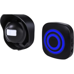 Kapı Girişi Ziyaretçi Kapı Zili Zil Uyarı Alarmı AC110-240V Kablosuz Hareket Sensörü Kapı Zili Zil(B)Ab Tak (Yurt Dışından)