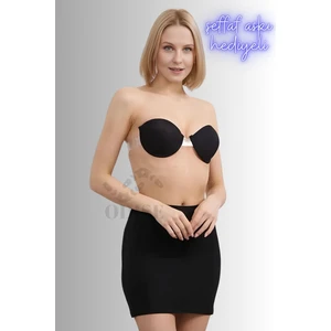 Sırtı Şeffaf Ayarlanabilir Dekolte Abiye Kıyafet Mezuniyet, Düğün Sütyeni (Dolgusuz-Desteksiz)