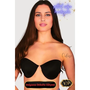 Sırtı Şeffaf Desteksiz-Dolgusuz Sütyen Abiye Kıyafet Sütyeni (Düğün, Nişan, Kına Için Uygundur)