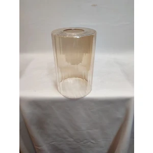 Sarı Bal Rengi Boru Avize Camı