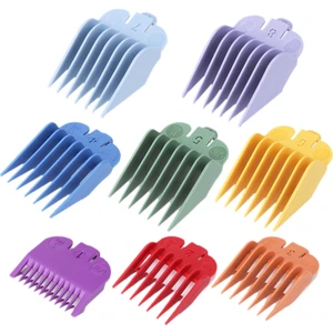 Profesyonel Saç Kesme Makinesi Yedek Kılıf 8 Renk ve Boyut Sınır Tarak Aksesuarı Kılavuz Tarak, Wahl Düzelticiler Için Uygun (Yurt Dışından)