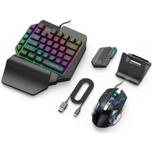 Pubg Denetleyicisi Için Gamepad Mobil Oyun Klavyesi Fare Dönüştürücü Bluetooth Ios Android Oyun Adaptörü, Mix Se Seti (Yurt Dışından)