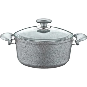 Oms Granit Tencere Gri̇ 20 cm