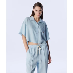 PATCH'Lİ DÜŞÜK OMUZ GÖMLEK TS1250025228629