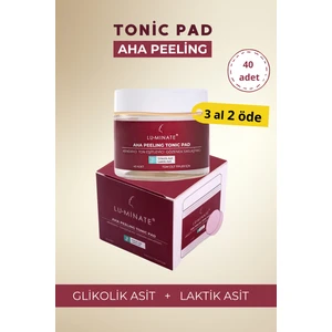 Aha Peeling Tonic Pad Cilt Tonu Eşitleyici GlikolikLaktik Asit 40 Adet Ped