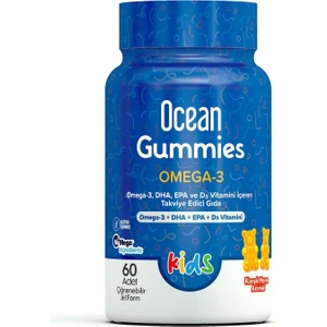 Ocean Gummies Omega-3 60 Çiğnenebilir Jel Form 8697595874042