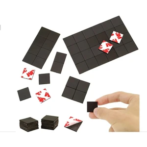 Dünya Magnet 100 Parça 3m Yapışkanlı Etiket Magnet Tabaka Mıknatıs - 15X15 mm