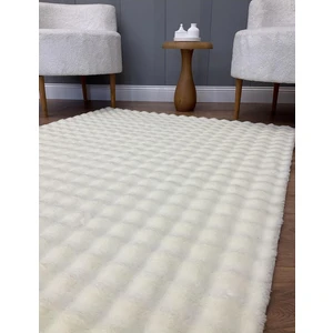 Saraz Halı Puffy Bubble Tavşan Tüyü Kaymaz Makinede Yıkanabilir Salon Koridor Mutfak Halı