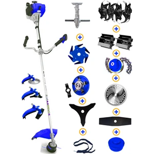 Italia Tec 880 11 In 1 Ful Set Yan Tipi Benzinli Tırpan + Toprak Eşeleme + Akrobat Çapa Roket Başlık