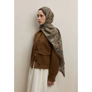 Dark Bohemıan Desen Şal Haki