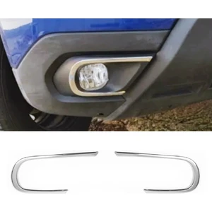 My Tuning Dacia Duster Krom Sis Fari Çerçevesi 2 Parça Paslanmaz Çelik 2018 ve Sonrası