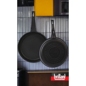 Karma - Sinistra 2'li Tava Seti 24/28 Saplı Kızartma Granit Tava Seti