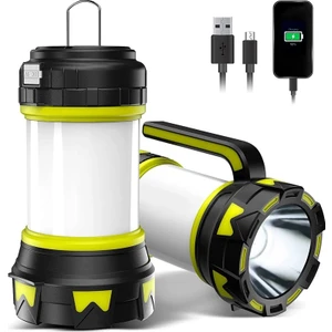 Trend Store Trendstore Kamp Tipi LED USB Şarj Edilebilir Dim Pot Su Geçirmez Taşınabilir El Feneri