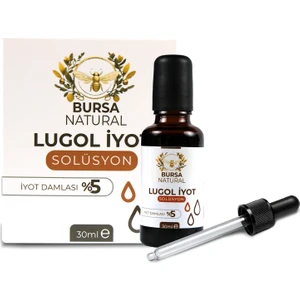 Bursa Natural Lugol Solutıon Iyot Damlası %5 Iyot