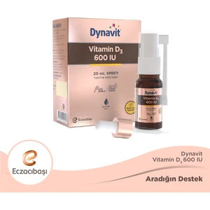 Vitamin D3 600 IU 20 mL Sprey - D3 Vitamini