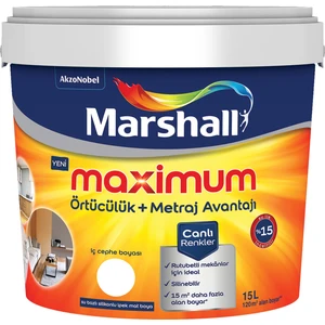 Maximum Silikonlu İpek Mat Akarsu 15 Lt. (20 kg)