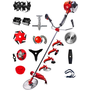 Wacker Pro Germany W-F50 11 In 1 Ful Set Yan Tipi Benzinli Tırpan + Toprak Eşeleme + Akrobat Çapa Roket Başlık
