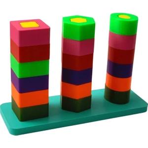 3D Montessori Eğitici Renkli Oyuncak