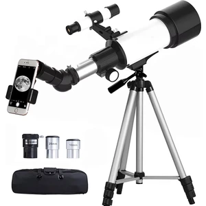M40070 Tripotlu Telefon Tutuculu Çantalı Çift Lensli Zenith-Barlow Aynalı Profesyonel  Hd Teleskop
