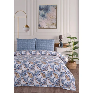 Soren Tek  Kişilik Pike Takımı 160X230 cm Orient  Bej Mavi