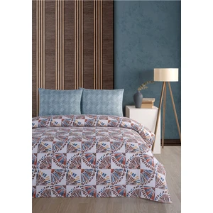 Soren Tek  Kişilik Pike Takımı 160X230 cm Orient  Mavi Kahve