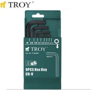 TROY 26200 Allen Anahtar Seti 9 Parça Torx