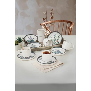 Çiçek Bahçesi Stackable Çay Takımı 12 Parça 6 Kişilik