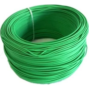 Tek Damarlı Montaj Kablosu 5mt Yeşil