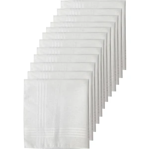 Elif Mira 12lı Paket Klasik Cep Hediyelik Bayram Mendili  Pamuklu 30x30 Cm