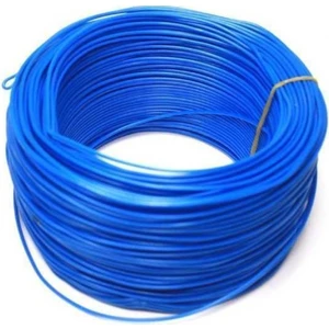 Tek Damarlı Montaj Kablosu 5mt Mavi
